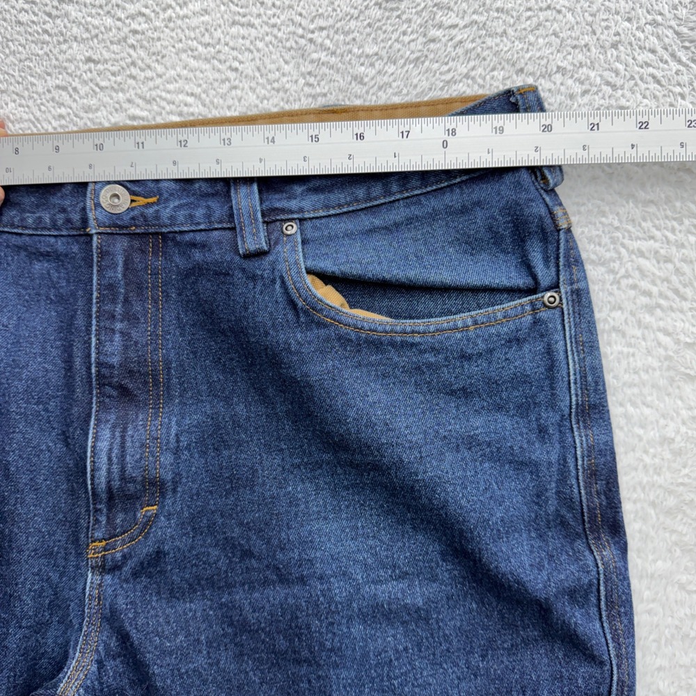 Duluth Trading Co Ballroom Jeans Mens 40x32 Blue Relaxed Fit Cotton Denim - Picture 5 of 8